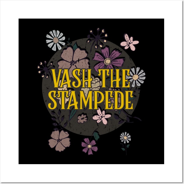 Aesthetic Proud Name Vash Flowers Anime Retro Styles Wall Art by Kisos Thass